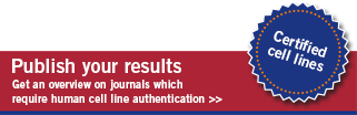Cell Line Authentication - Publications